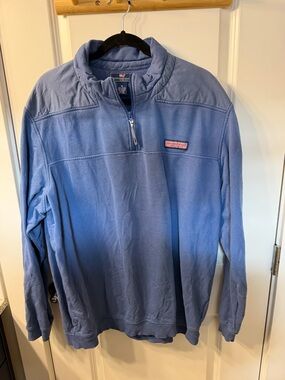Vineyard Vines Zip-Up Fleece Hoodie in Periwinkle